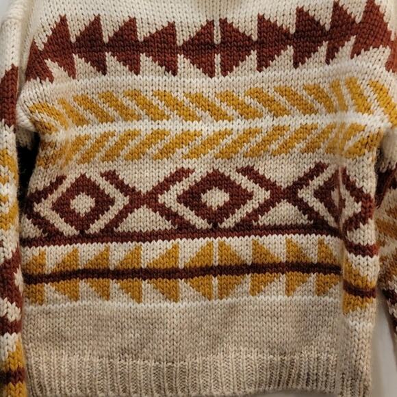 NWT Anthro/Elsamanda Alpaca Blend Southwestern Turtleneck Sweater, M - Picture 4 of 9